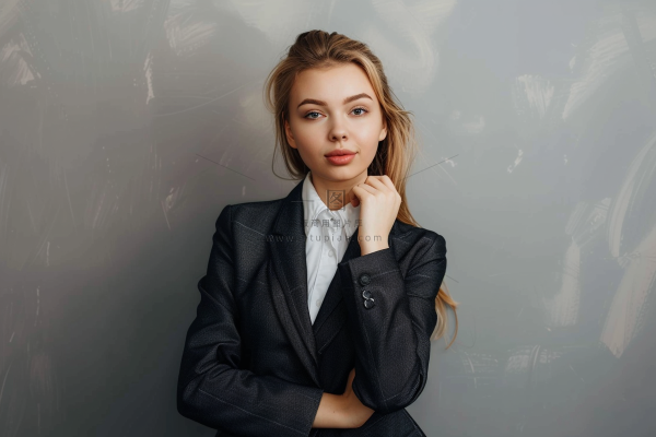 商务工作职业女性人像摄影图