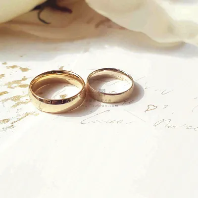 爱情婚礼婚姻戒指珠宝配饰，浪漫情人节摄影图