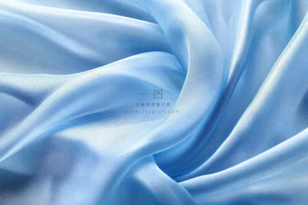 蓝色丝绸纹理背景