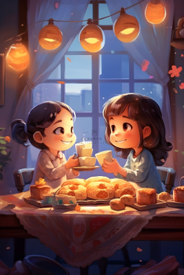 儿童孩子冒险聚会玩耍插画海报素材背景 儿童孩子冒险聚会玩耍插画海报素材背景