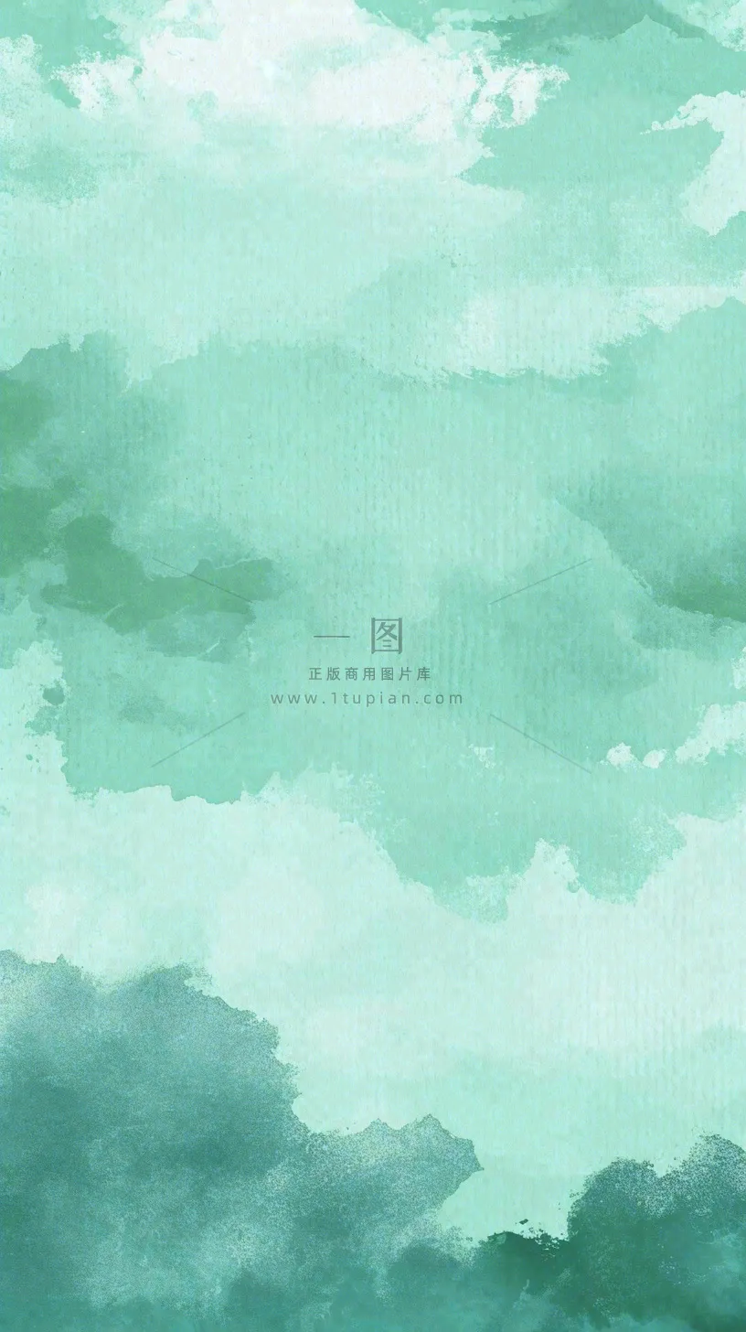 意境绿色水墨纹理背景