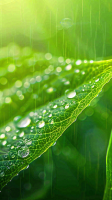 春天梅雨时节绿叶谷雨寒露摄影图 春天梅雨时节绿叶谷雨寒露摄影图