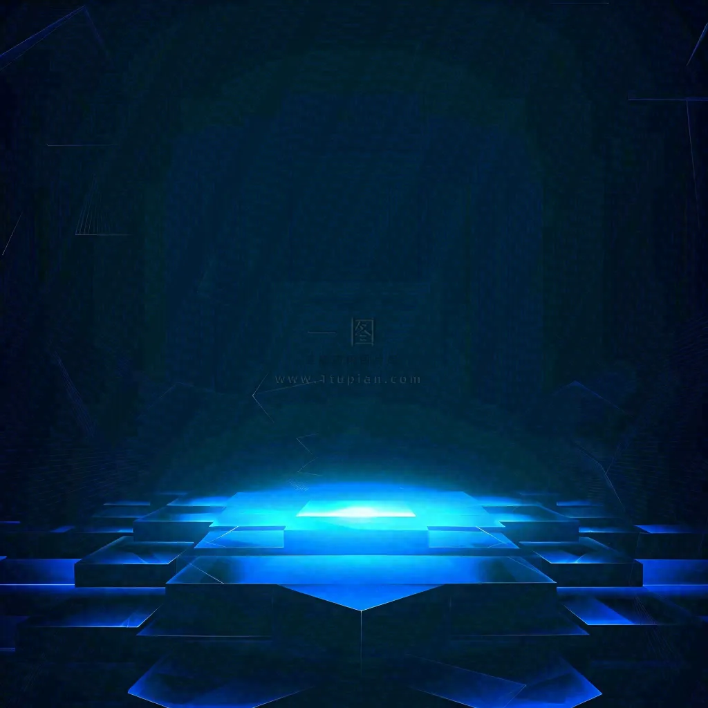 数码科技线光几何背景