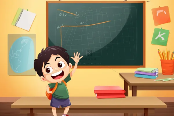 课室清新学习儿童背景 课室清新学习儿童背景