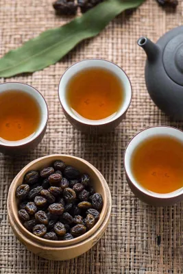 茶叶品茶茶道文化古色古香摄影图