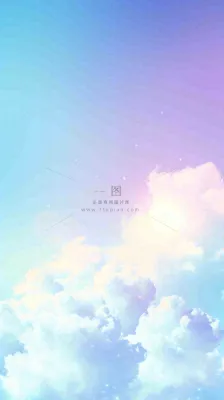 自然紫蓝色天空云层云彩漂浮浪漫阳光摄影