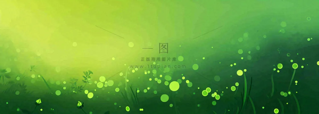 春天夏天绿色草地清新,春分立夏插画背景 春天夏天绿色草地清新,春分立夏插画背景