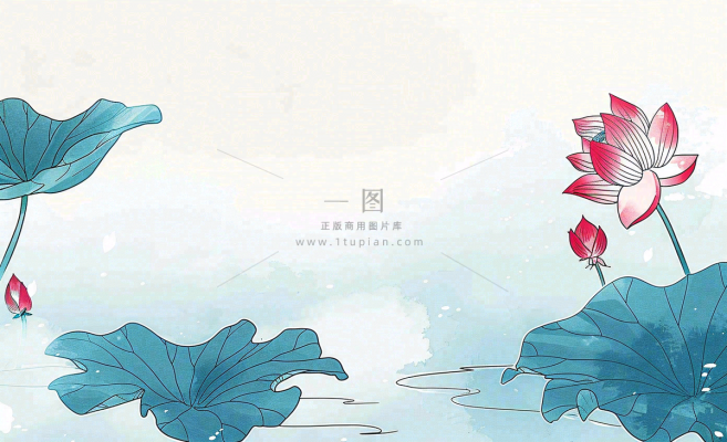 秋天插画风景处暑背景 秋天插画风景处暑背景