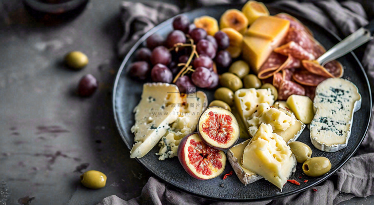 沙拉西餐美食水果鸡蛋牛肉餐具摄影